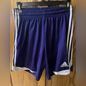 Womens Adidas ClimaCool Shorts Purple Size M